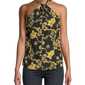 Veronica Beard halter neck sleeveless blouse